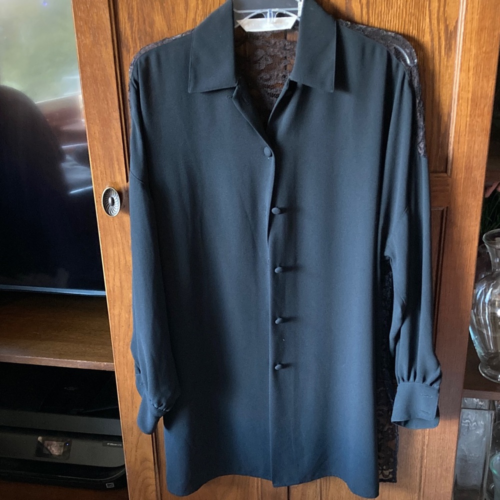 Elegant Black Women's Top